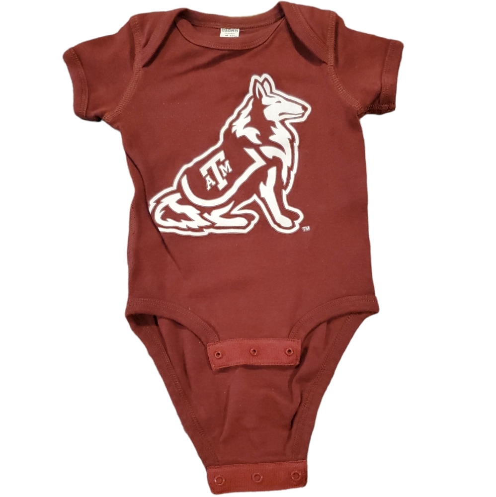 Texas A&M Reveille Onesie - Size 3-6 Months